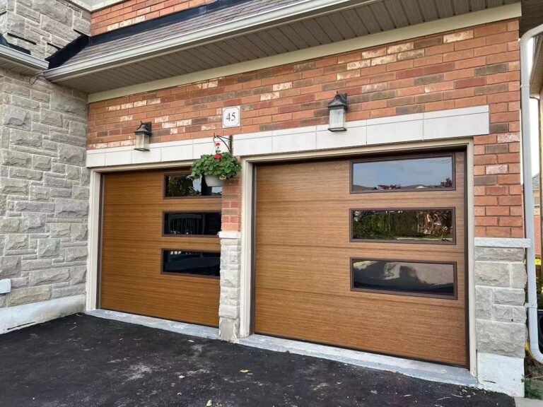 brown-double-garage-door